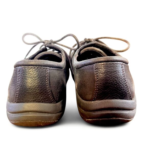 Merrell Java Leather Shoes Dk Brown Women's 7.5 Comfort Oxford Lace up - Picture 4 of 12